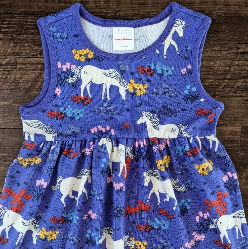 NWT Hanna Andersson Unicorn Dress